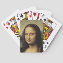 Mona Lisa close-up door Leonardo da Vinci