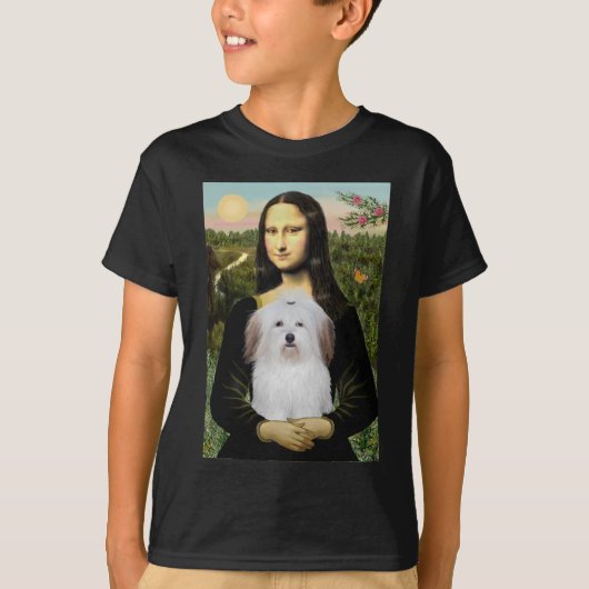 Mona Lisa - Coton De Tulear T-shirt (Voorkant)