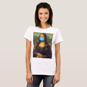 Mona Lisa covid19 T-shirt (Voorkant volledig)