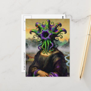 Mona Lisa Cthulhu Briefkaart