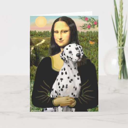 Mona Lisa - Dalmatisch Kaart (Voorkant)