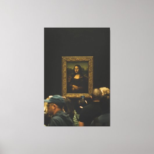 Mona Lisa Davinci Photo Canvas Art (Voorkant)