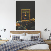 Mona Lisa Davinci Photo Canvas Art Afdruk (Insitu (Slaapkamer))
