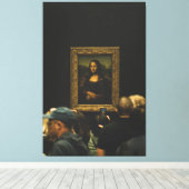 Mona Lisa Davinci Photo Canvas Art Afdruk (Insitu (Houten vloer))
