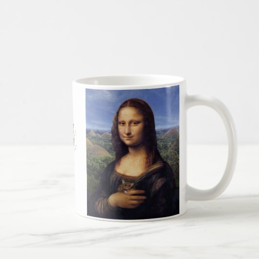 Mona Lisa de Bohol Koffiemok (Rechts)