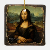 MONA LISA, de Joconde,  Keramisch Ornament (Achterkant)