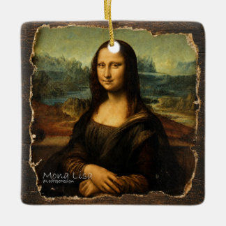 MONA LISA, de Joconde,  Keramisch Ornament