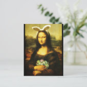 Mona Lisa, De Paashaas Feestdagenkaart (Staand voorkant)