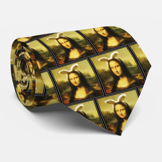 Mona Lisa, de paashaas Stropdas (Opgerold)