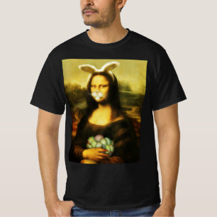 Mona Lisa, de paashaas T-shirt