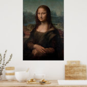 Mona Lisa del Giocondo Poster (Keuken)