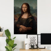 Mona Lisa del Giocondo Poster (Thuiskantoor)