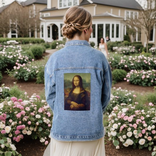 MONA LISA Denim jean jas Jacket (Huwelijk Achterkant)