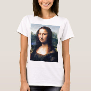 Mona Lisa (detail) door Leonardo da Vinci T-shirt