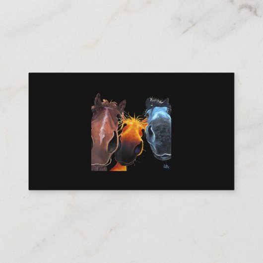 Mona Lisa die een insect met een deeg schilder hou Visitekaartje (Achterkant)