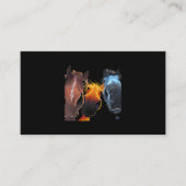 Mona Lisa die een insect met een deeg schilder hou Visitekaartje (Voorkant)