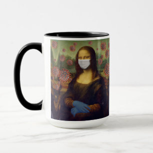 Mona Lisa die Veilig speelt rond Coronavirus, ZFBP Mok