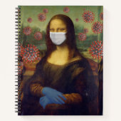 Mona Lisa die Veilig speelt rond Coronavirus, ZFBP Notitieboek (Voorkant)