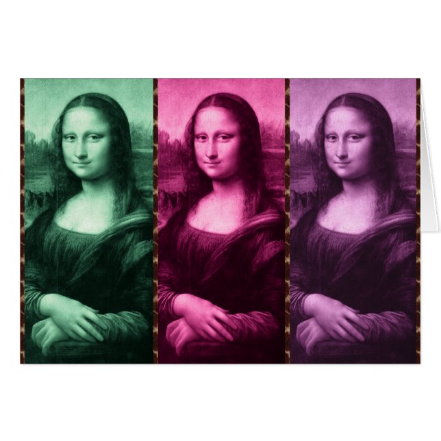 Mona Lisa Dierenprint Groen Roze Paars (Voorkant Horizontaal)