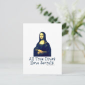 Mona Lisa Diva Secrets Briefkaart (Staand voorkant)