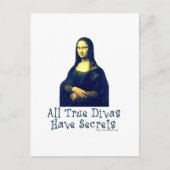Mona Lisa Diva Secrets Briefkaart (Voorkant)