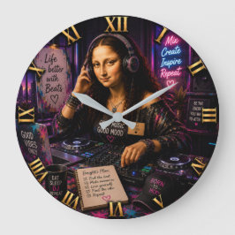 Mona Lisa DJ Funny Music Studio Grote Klok
