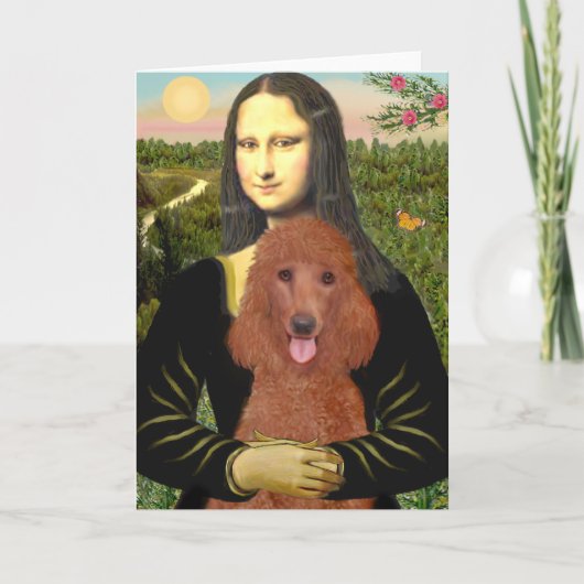Mona Lisa - Donkere rode standaardpoel #1 Kaart (Voorkant)