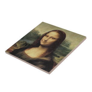 Mona Lisa door da Vinci Tegeltje