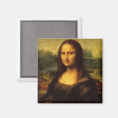 Mona Lisa door Leonardo Da Vinci Magneet (Voorkant / Achterkant)
