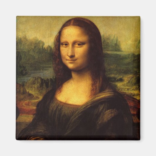 Mona Lisa door Leonardo Da Vinci Magneet (Voorkant)