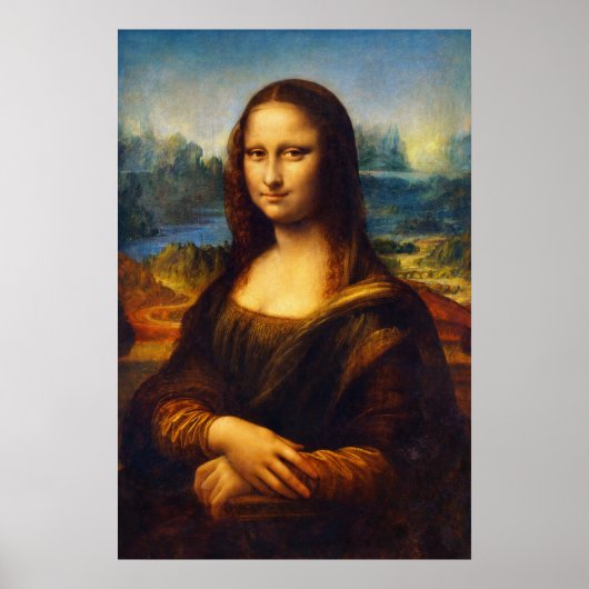 Mona Lisa door Leonardo da Vinci Poster (Voorkant)