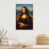Mona Lisa door Leonardo da Vinci Poster (Keuken)