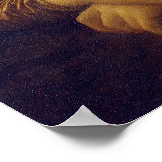 Mona Lisa door Leonardo da Vinci - Poster (Hoek)