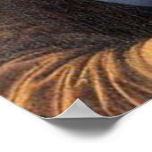 Mona Lisa draagt een sjaal Leonardo da Vinci Poster (Hoek)