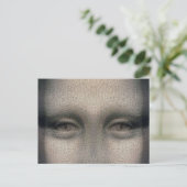 Mona Lisa Dracula Eyes Briefkaart (Staand voorkant)