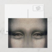Mona Lisa Dracula Eyes Briefkaart (Voorkant / Achterkant)