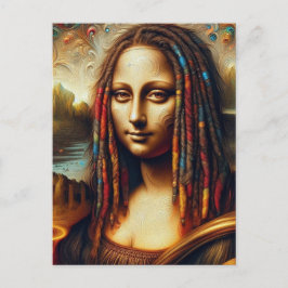 Mona Lisa Dreadlocks Briefkaart