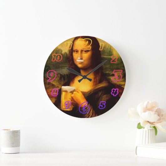 Mona Lisa drink bier Beer Grote Klok (Huis)