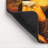 Mona Lisa drink bier, Beer lover Muismat (Hoek)