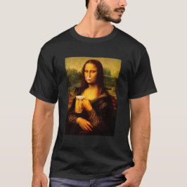 Mona Lisa drink bier, Beer lover T-shirt