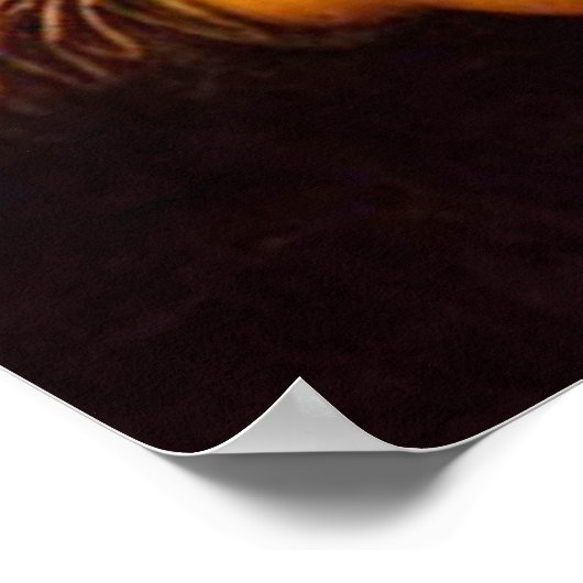 Mona Lisa drink bier Beer Poster (Hoek)