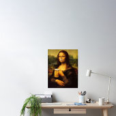 Mona Lisa drink bier Beer Poster