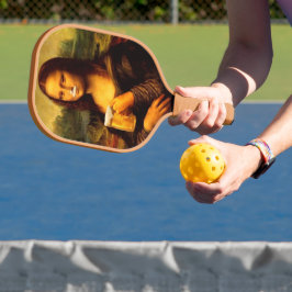Mona Lisa drink bierbierliefhebbers Pickleball Paddle