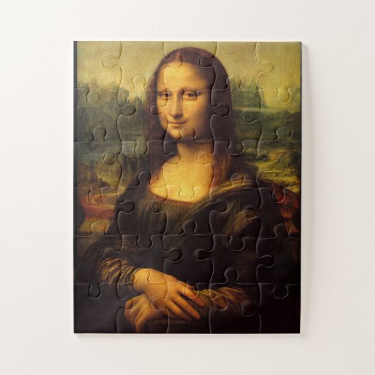 MONA LISA EASY JIGSAW PUZZLE LEGPUZZEL (Verticaal)