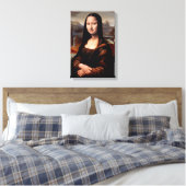 Mona Lisa: Een hedendaagse voorstelling II Canvas Afdruk (Insitu (Slaapkamer))