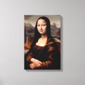 Mona Lisa: Een hedendaagse voorstelling II Canvas Afdruk (Voorkant)