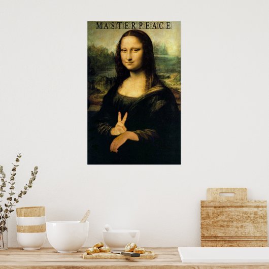 Mona Lisa - een MasterPeace Poster (Keuken)