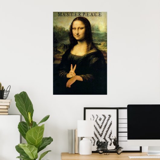 Mona Lisa - een MasterPeace Poster (Thuiskantoor)