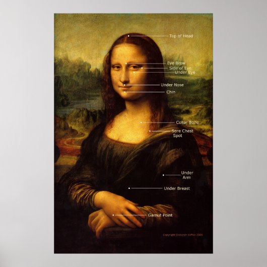 Mona Lisa EFT wijst Poster (Voorkant)