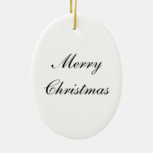 Mona Lisa Elf kerstversiering Keramisch Ornament (Achterkant)